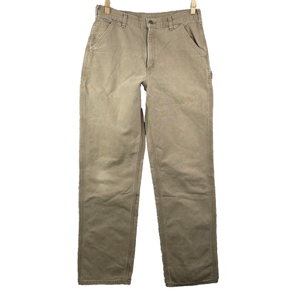 Carhartt B11 Pants Men's 34x34* Brown Dungaree Fit Baggy Workwear Skater Outdoor